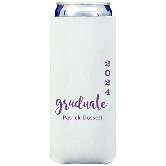 Graduate and Year Graduation Collapsible Slim Huggers